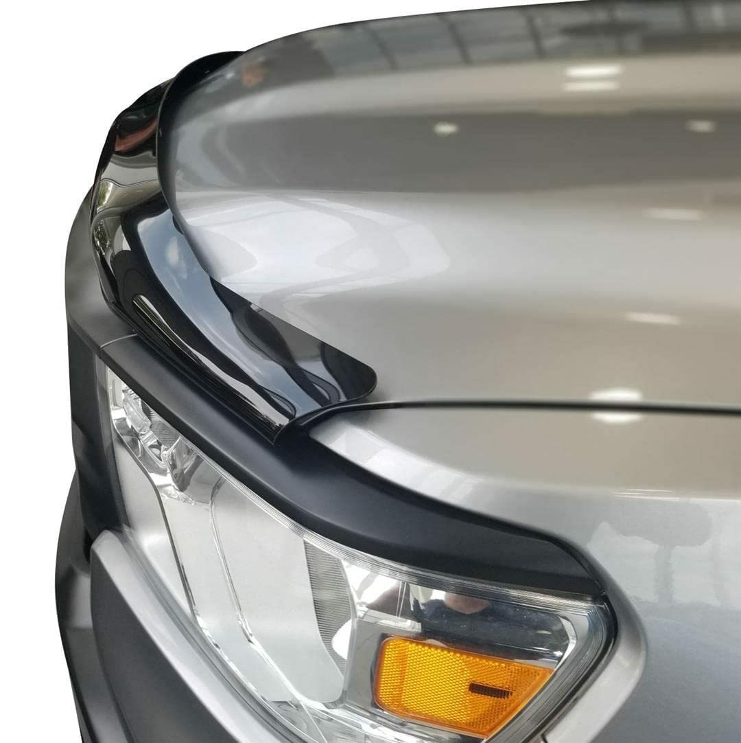 TrailFX Bug Shield for New Model Ram 1500 2019-2024 Smoke Acrylic Wrap-Around Low Profile Durable Acrylic No Drilling Installation TrailFX 8720H