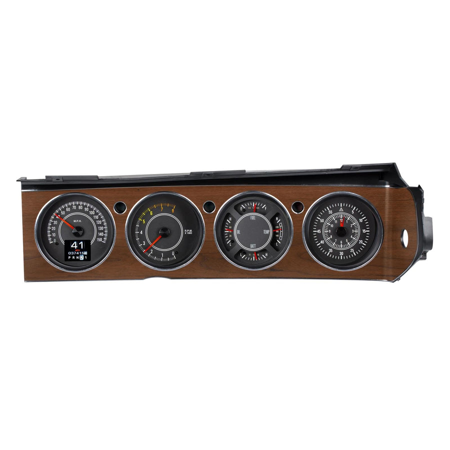 Dakota Digital Retrotech Gauge Instrument System RTX-70D-CLG-X Compatible with 1970-74 Challenger and 1970-74 Cuda with Rallye Dash