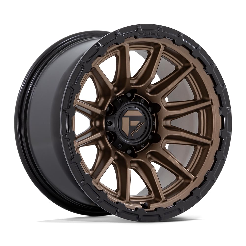 FUEL OFF-ROAD FC866 17X8.5 PISTON 6X5.5 5.73 25mm MATTE BRONZE W/GLOSS BLACK LIP - FC866ZB17856825