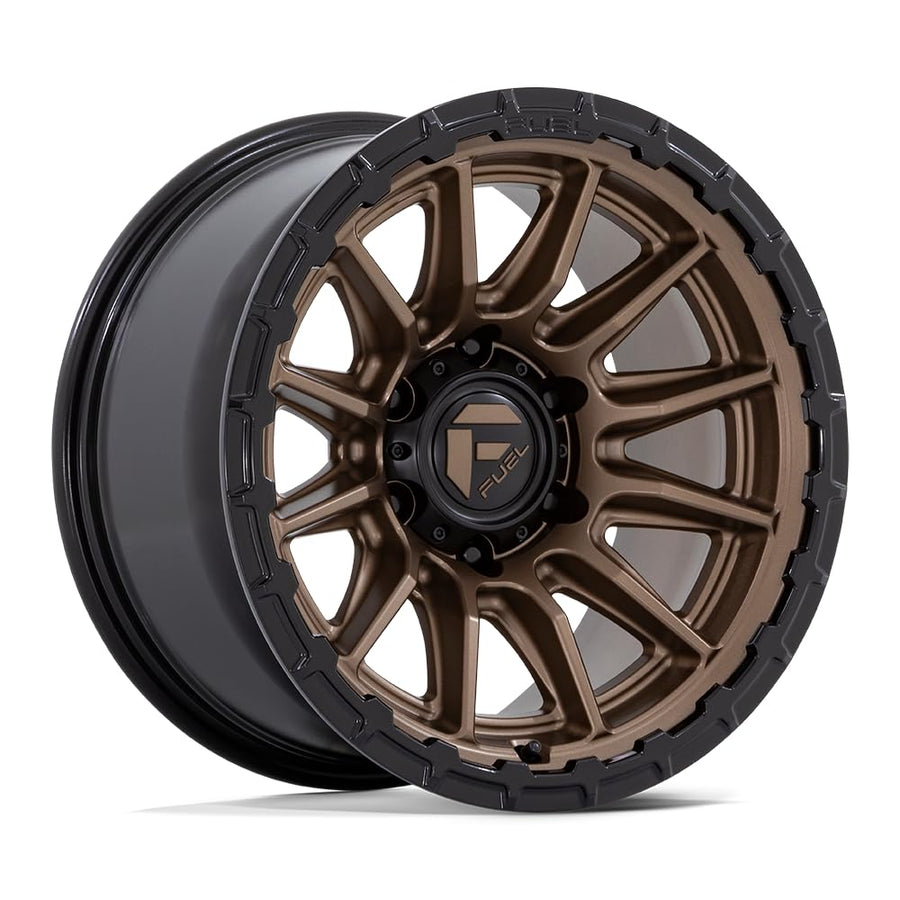 FUEL OFF-ROAD FC866 22X10 PISTON 6X135 4.79-18mm MATTE BRONZE W/GLOSS BLACK LIP - FC866ZB22106318N
