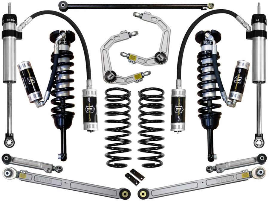 0-3.5" Lift, ICON Stage 6 Suspension System, Billet UCA, Compatible with 2010-Up Lexus GX460, K53186