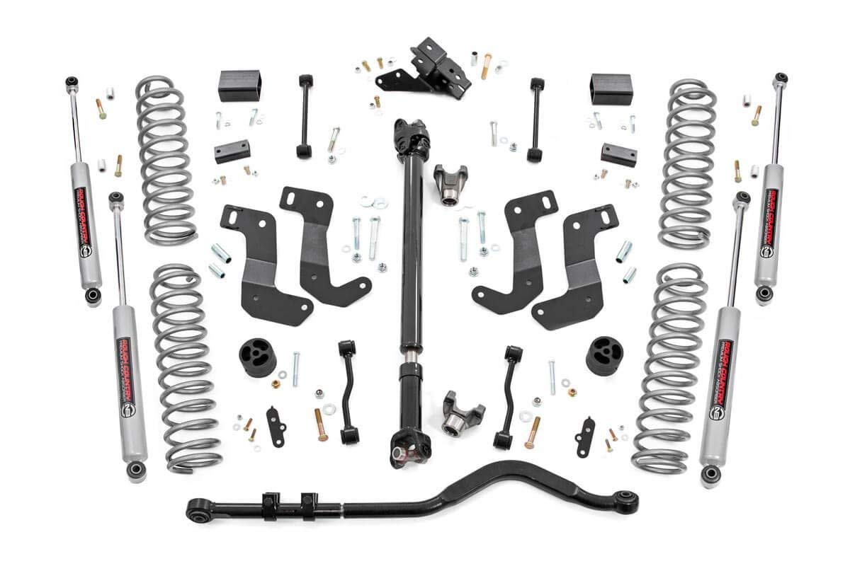 3.5" Lift Kit Rough Country for 2018-2023 Jeep Wrangler JL 2-Door - 62730