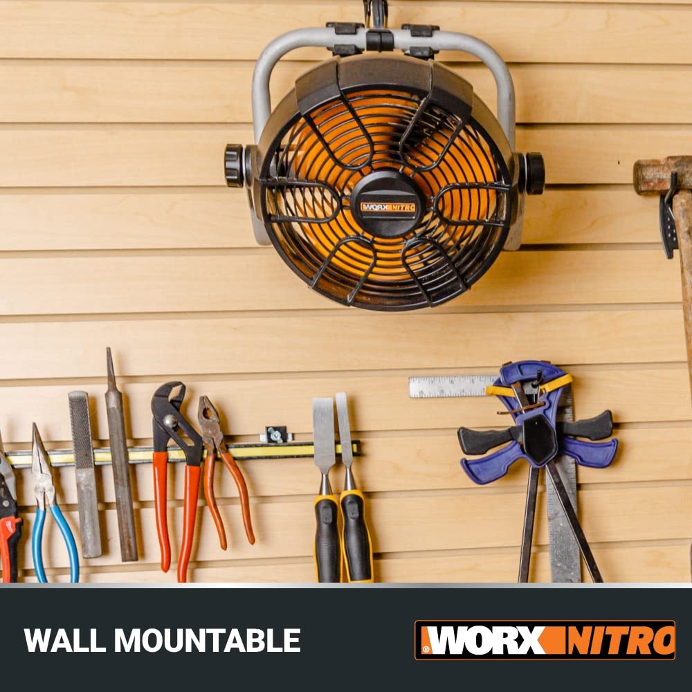 WORX 20V Nitro WX095L Power Share Cordless Work Fan with Ready Charge