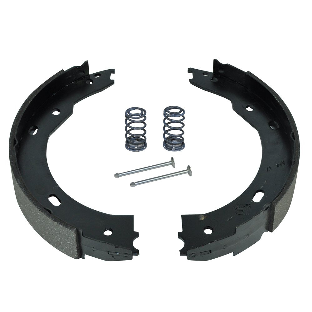 K7112700 Dexter Axle - Brake Shoe and Lining Kit, 1 (Non-Carb Compliant), Silver, 7,000lb Capacity