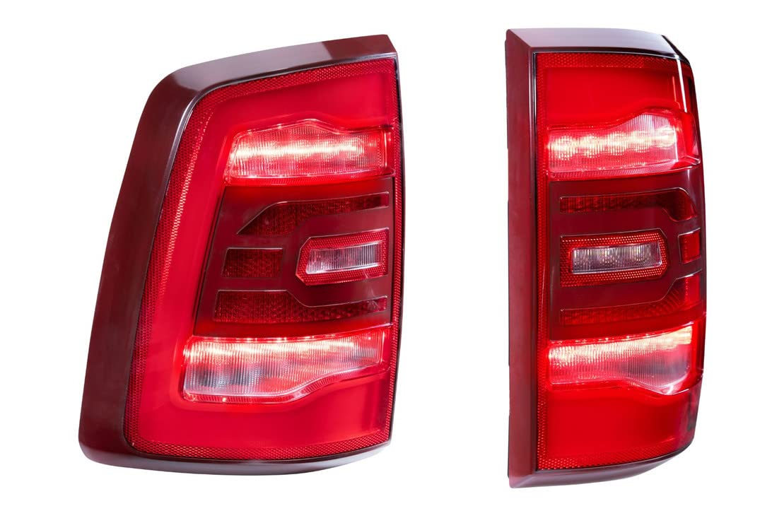 GTR Lighting LED Carbide Taillights Fits Dodge Ram 09-18 Plug and Play Aftermarket Housings (GTR.TL05)
