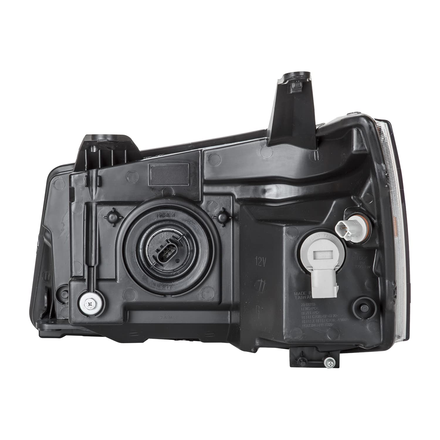 Right TYC Headlight Assembly Compatible with 2006-2009 Pontiac Torrent