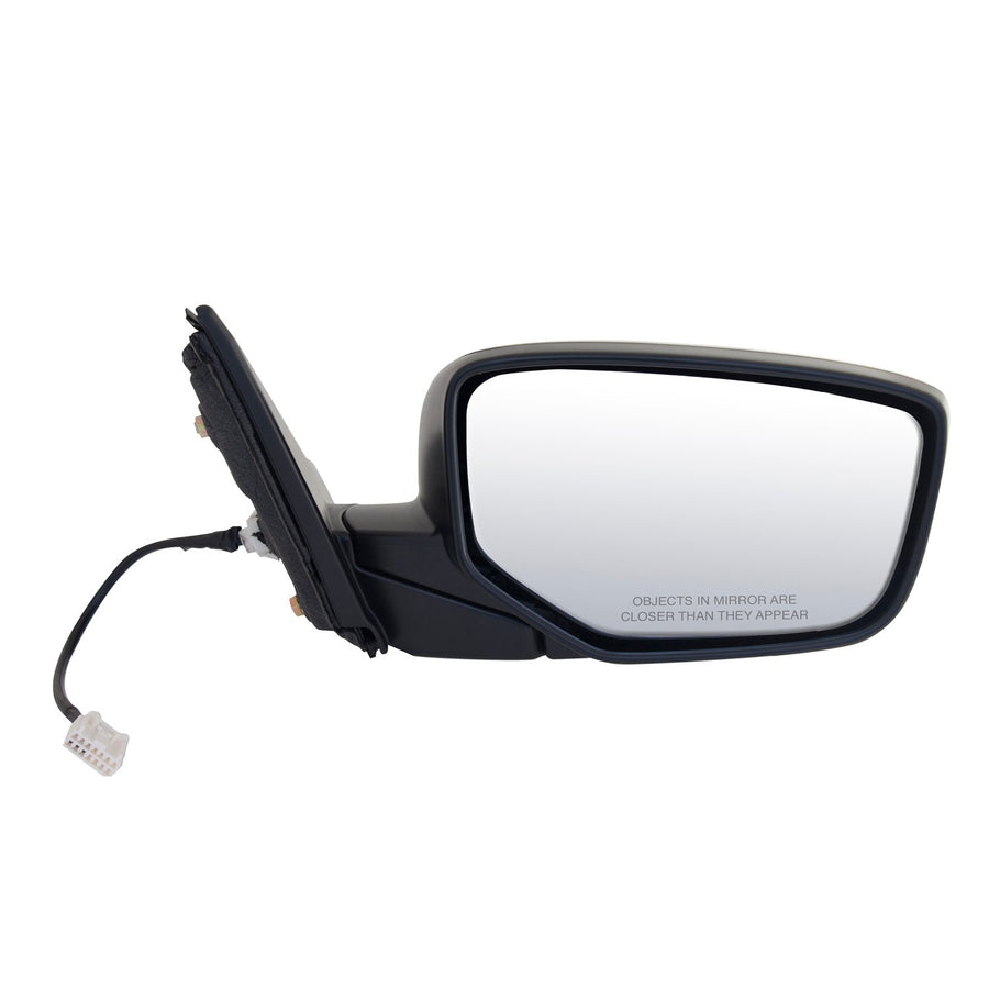 Fit System Mirror Passenger Side for Honda Accord Coupe LX-S, Textured Black w/PTM Cover, Foldaway, w/o Turn Signal w/o Aspherical Lens, Power
