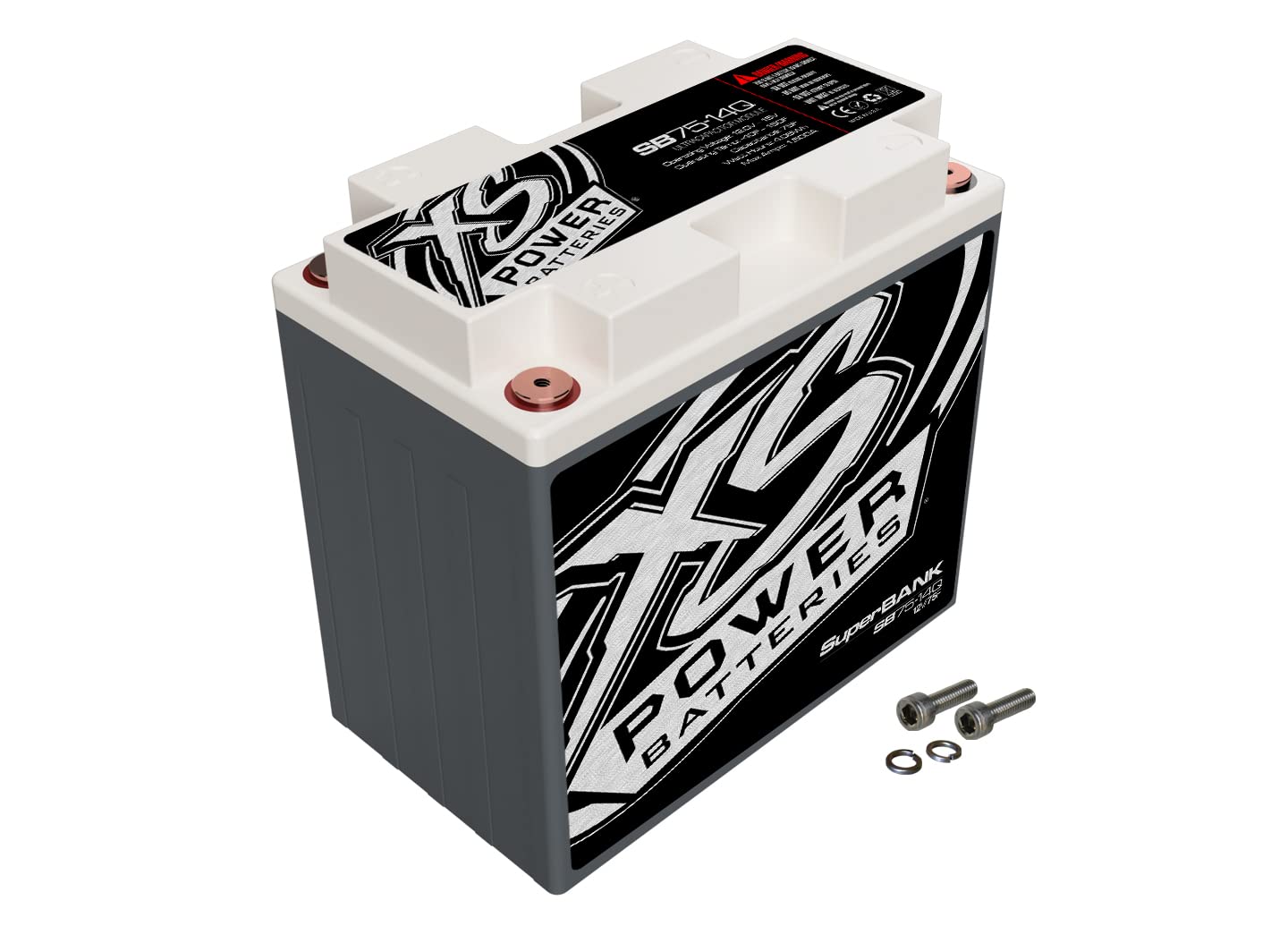 12V XS Power Batteries Super Bank Powersports Capacitor Modules - M6 Terminal Bolts Included 1500 Max Amps