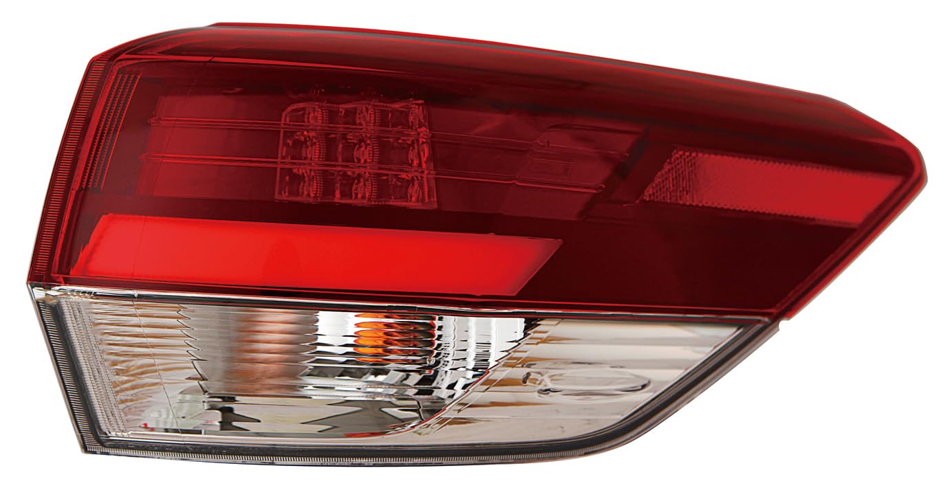 Toyota Highlander 19 Tail Light Outer Lens TINTED CAPA | DOT Certified 81550-0E250 | TO2805153C