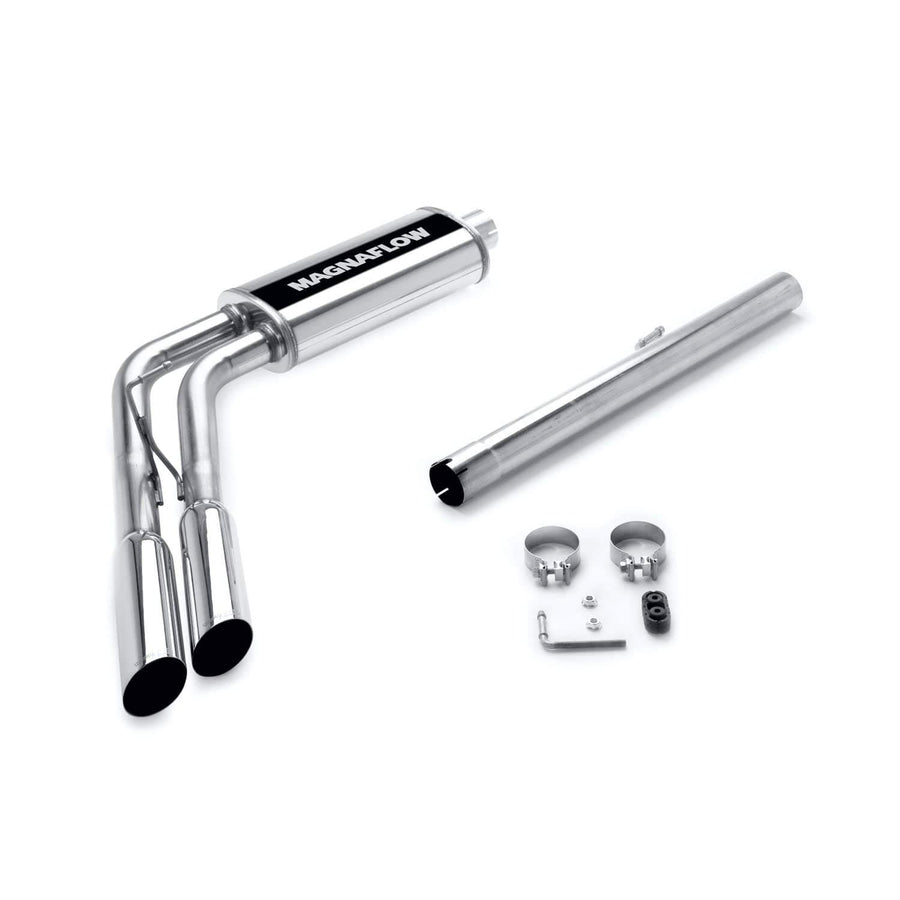 Performance Exhaust System MagnaFlow 16701: Cat-Back, Street Series, Compatible with 2006-2007 Dodge Ram 1500, Dual Same Side Before Passenger Rear Tire Exit Style