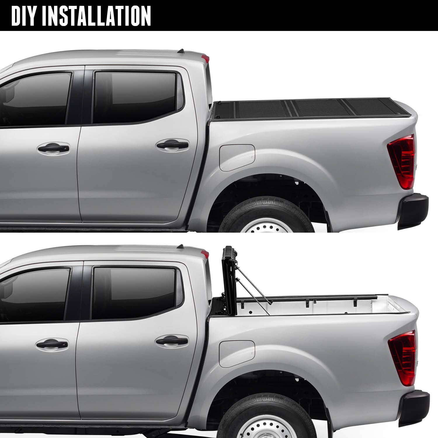 UnderCover Flex Hard Folding Truck Bed Tonneau Cover | FX31008 | Fits 2019 - 2025 Dodge Ram 1500, Does Not Fit w/ Multi-Function (Split) Tailgate 5' 7" Bed (67.4")
