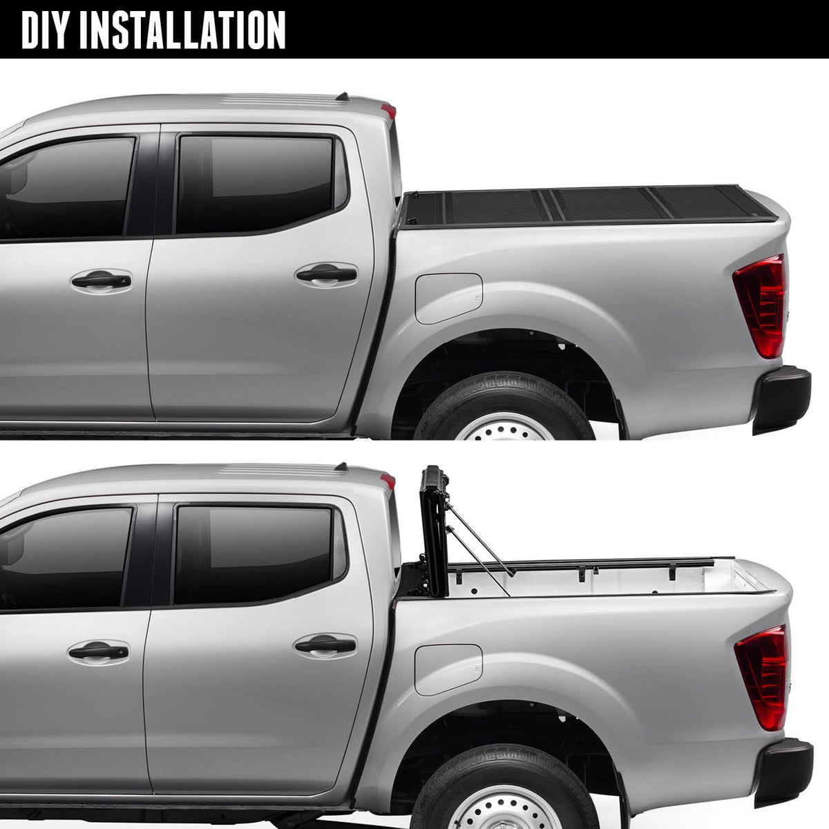 UnderCover Flex Hard Folding Truck Bed Tonneau Cover | FX41015 | Fits 2016 - 2023 Toyota Tacoma 6' 2" Bed (73.7")