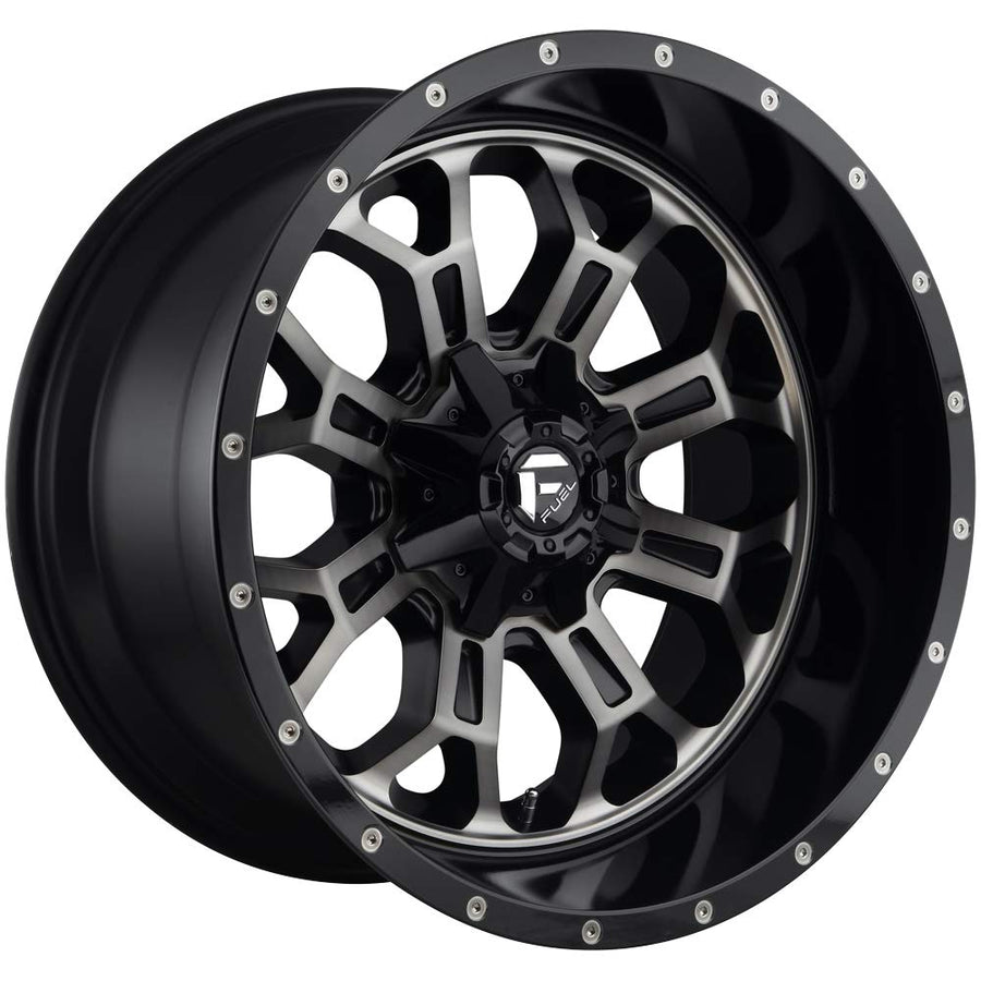 Offroad Fuel D561 MACHINED CRUSH Wheel (22 x 12. inches /6 x 135 mm, -44 mm Offset)