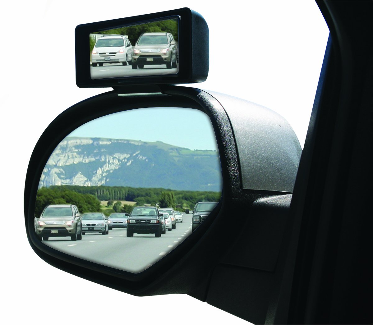 Camco Blind Spot Mirror 25633 - Convex, Supplementary Side View