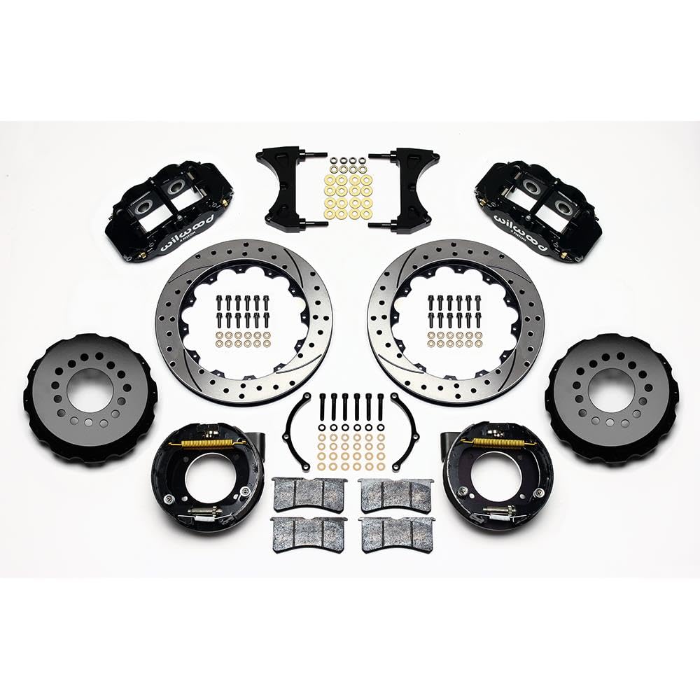 Rear P-Brk Kit, FNSL4R, 12.88", Drilled