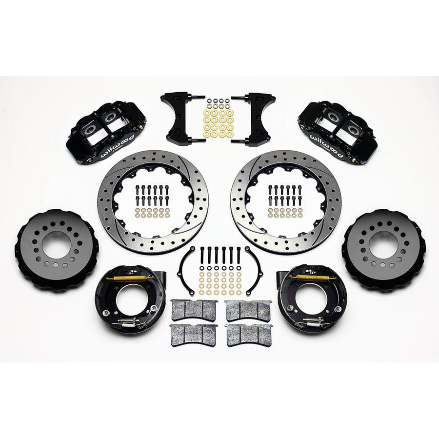 Rear P-Brk Kit, FNSL4R, 12.88", Drilled