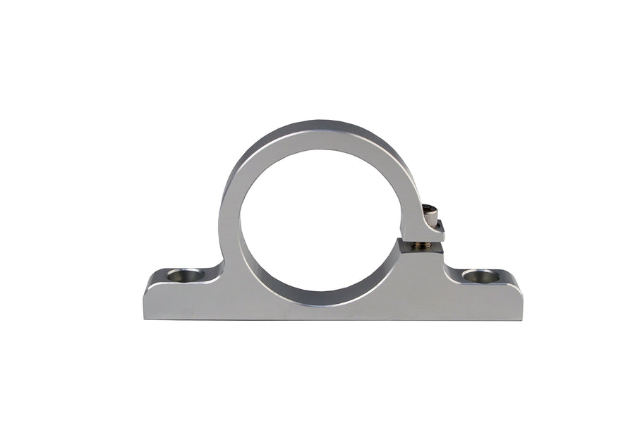 Filter Mounting Bracket Aeromotive 12305, 2", Billet Clear-Coat