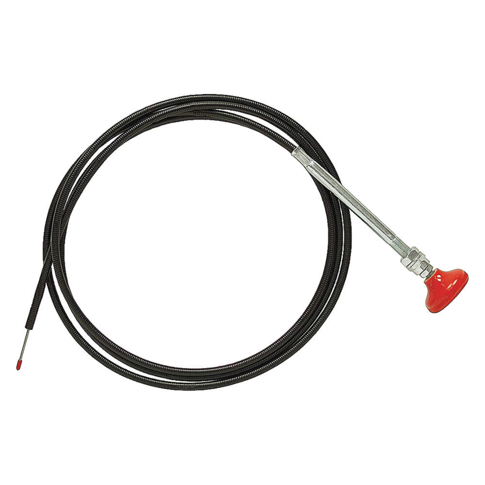 Control Valve Cable,120" L,SS,Black