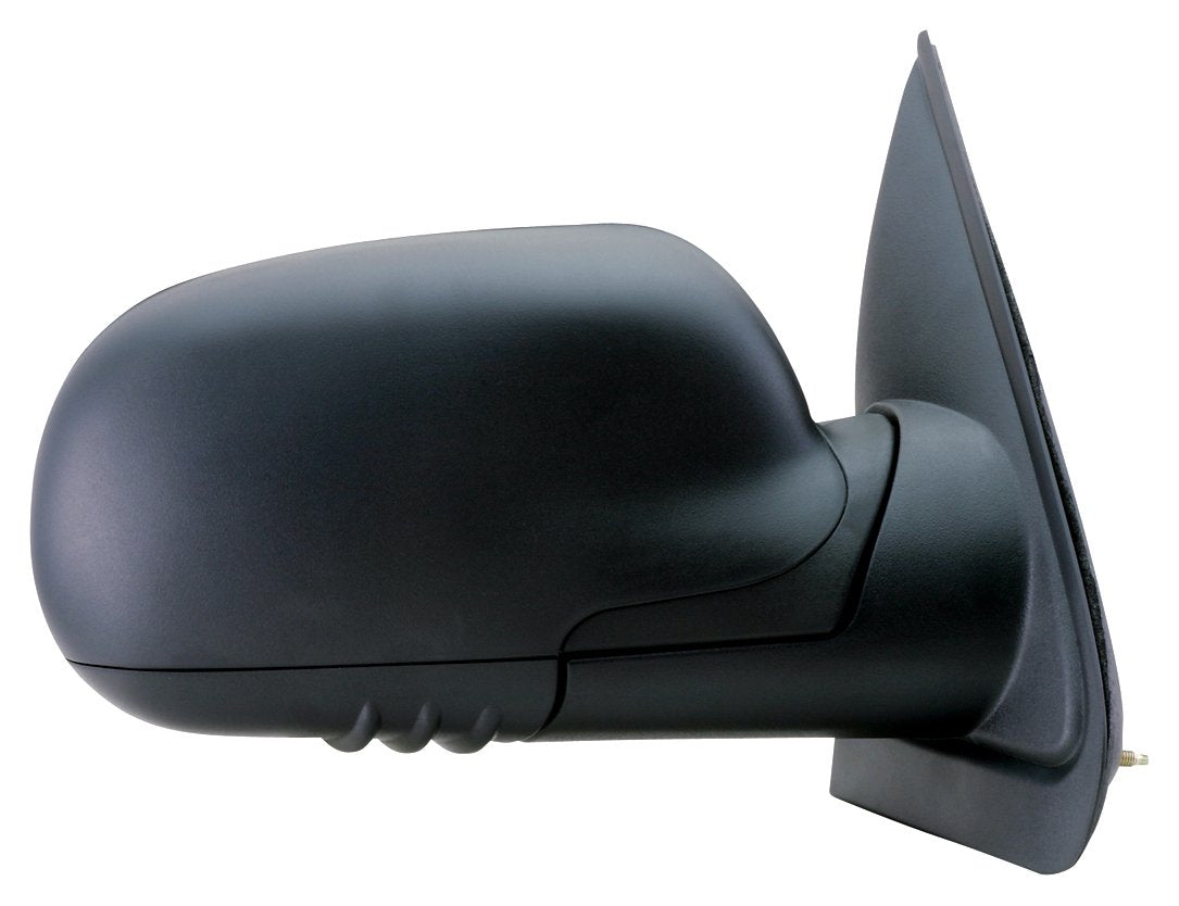 Fit System Mirror Passenger Side for Buick Rainier, Chevy Trailblazer, GMC Envoy, Isuzu Ascender, Olds Bravada, Black, Foldaway, Manual