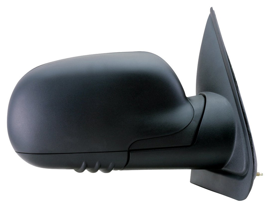 Fit System Mirror Passenger Side for Buick Rainier, Chevy Trailblazer, GMC Envoy, Isuzu Ascender, Olds Bravada, Black, Foldaway, Manual