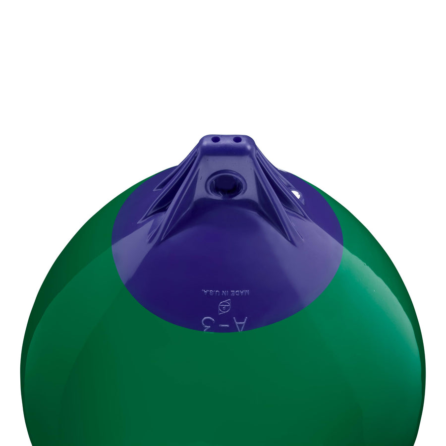A-3 Polyform Standard Blue Ropehold - Forest Green Buoy