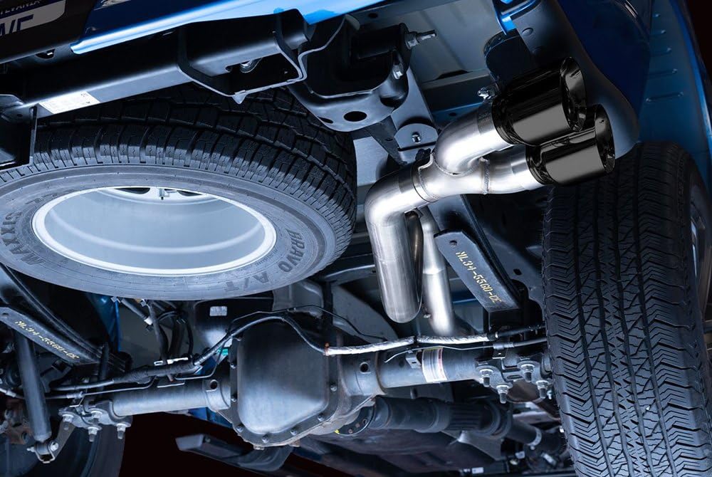 Ford F150 AWE 0FG 21+ Dual Side Exit Cat-Back Exhaust - 4.5in Diamond Black Tips