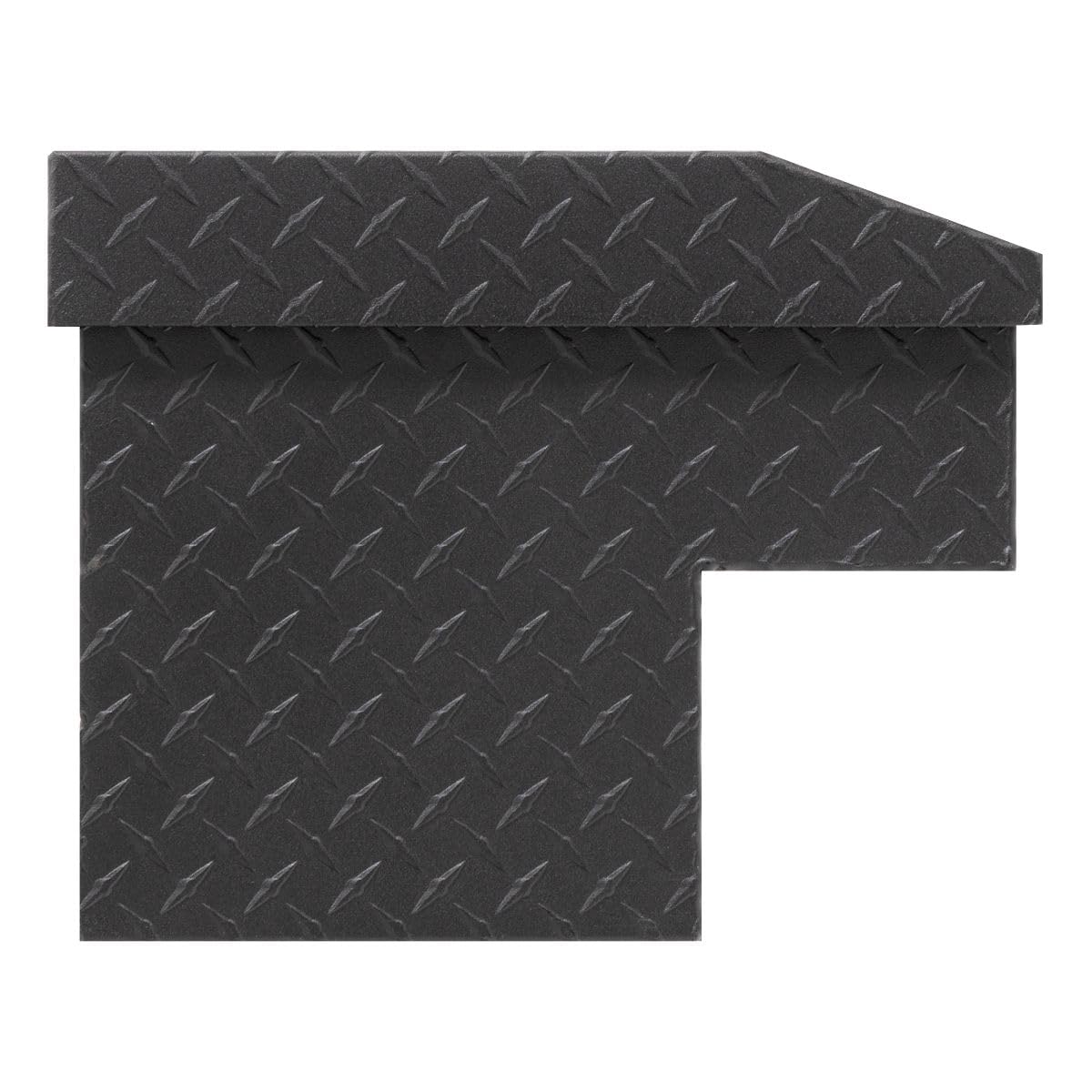 Weather Guard 56in Model 174-52-04 Lo-Side Box, Aluminum, Textured Matte Black, 4.0 cu ft
