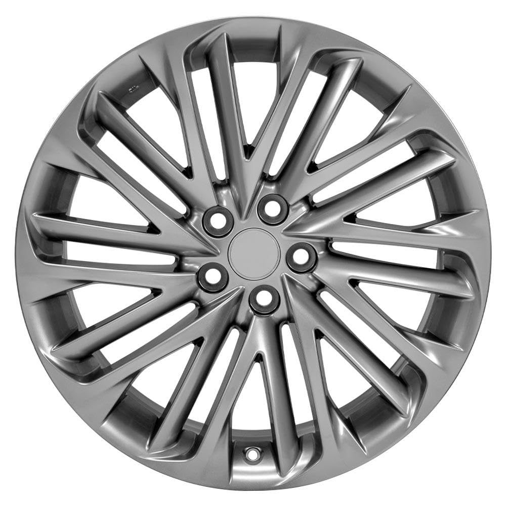 20 Inch OE Wheels LX58 Rim Fits RX350/RX450 Style 5x114.3 20x8 Gloss Hyper Silver - Hollander 74393 (1)