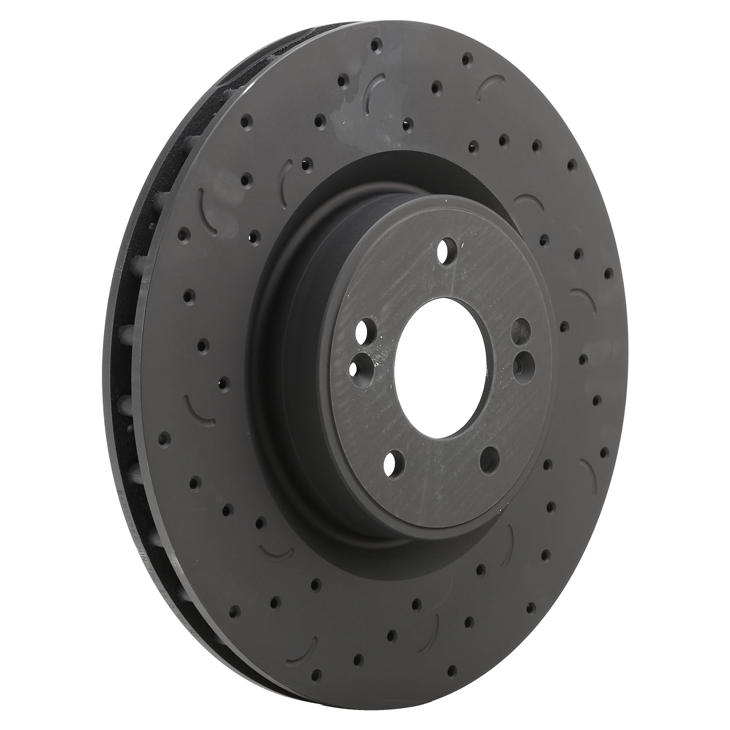Talon Cross-Drilled and Slotted Vented Rotor, Hawk Performance Brakes 13.39 in. Diameter, 2.23 in. Height