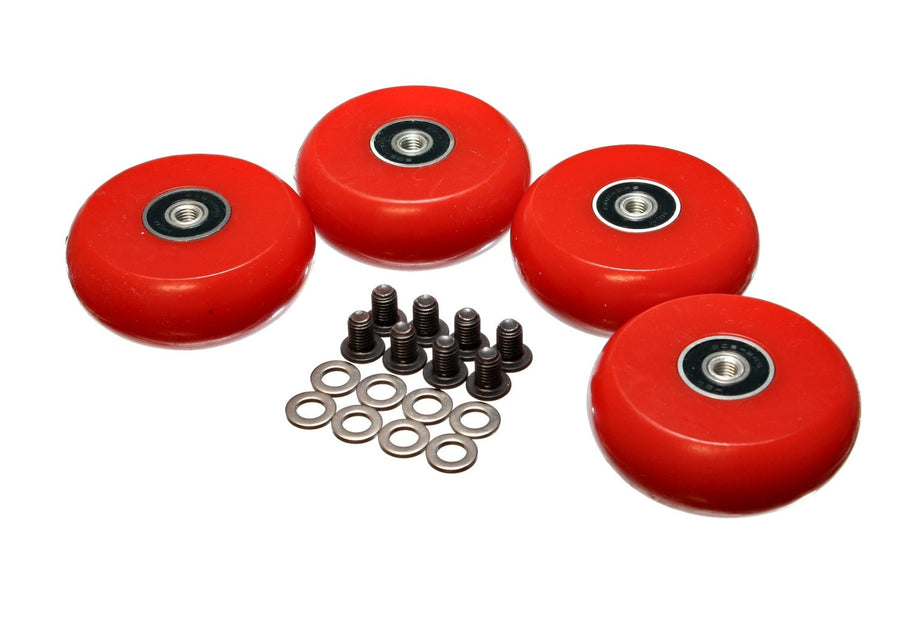 9.9171R Energy Suspension 2-3/8'' /60mm Creeper Wheel - Set of 4
