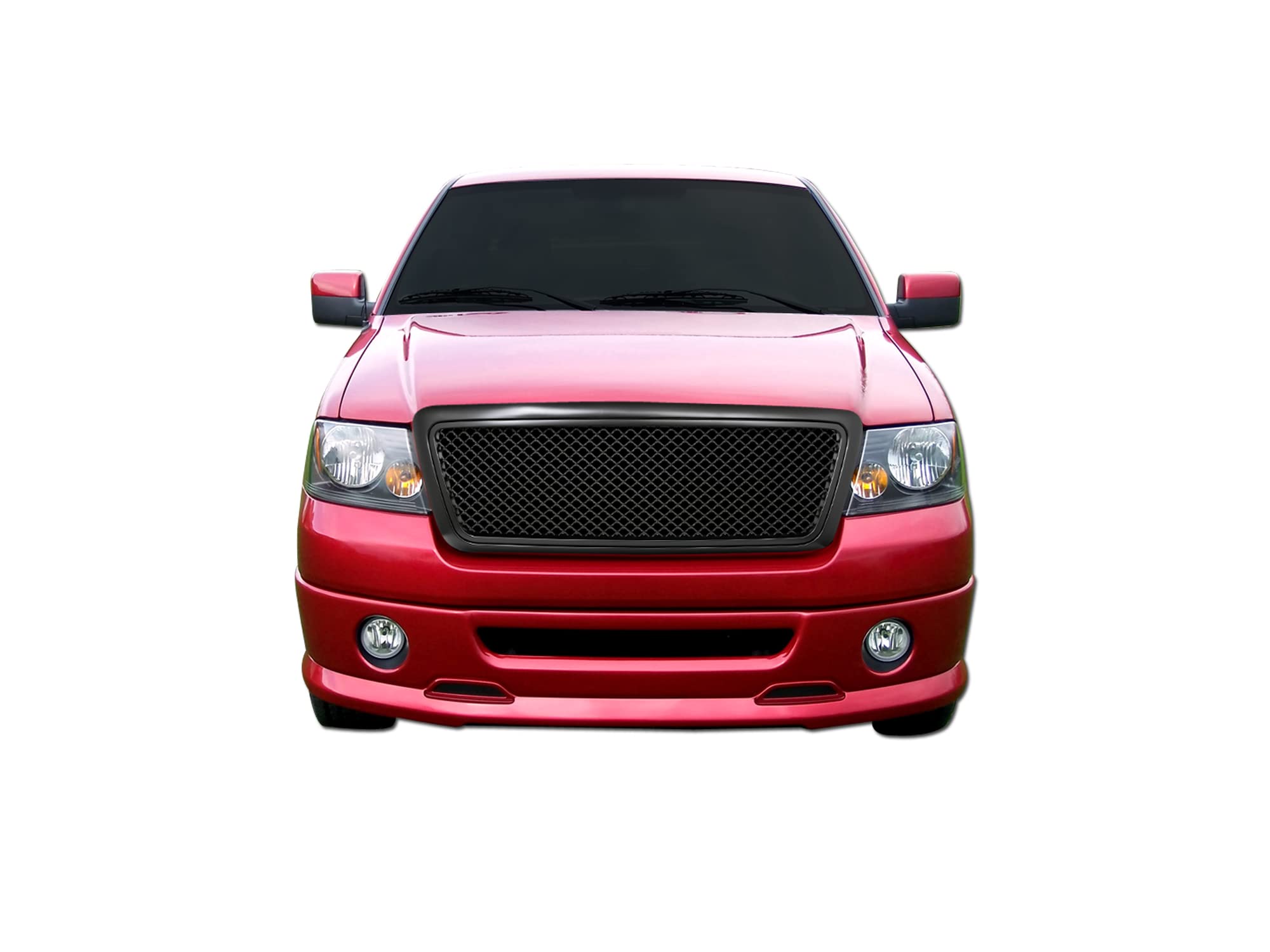 7165687 Armordillo USA Mesh Front Hood Grille - Matte Black Fits 2004-2008 Ford F150 F-150/2006-2008 Lincoln Mark LT