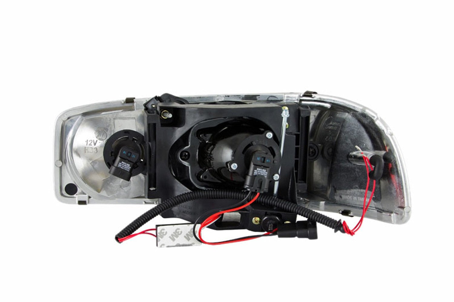 Chrome AnzoUSA Projector Halo Headlight - (Sold in Pairs)