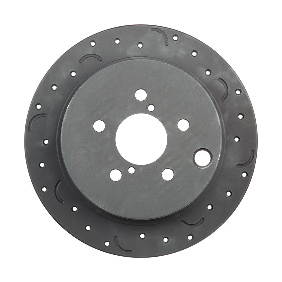 Talon Cross-Drilled and Slotted Vented Rotor, Hawk Performance Brakes, 10.79 in. diameter, 2.5 in. Height