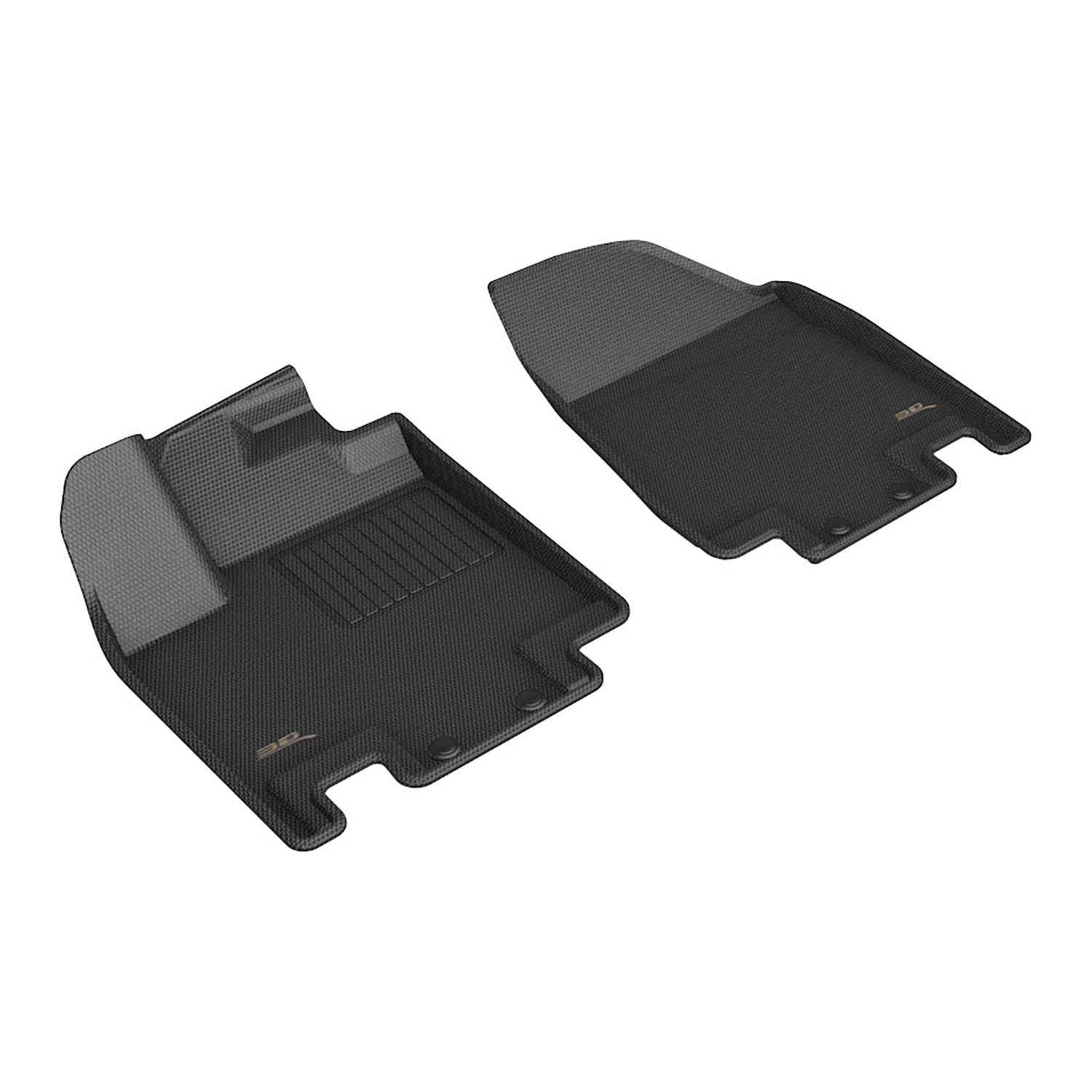 Kagu 3D MAXpider Custom Fit Floor Mat (Black) Compatible with Infiniti QX60 2022-2026 / Nissan Pathfinder 2022-2026 - Front Row
