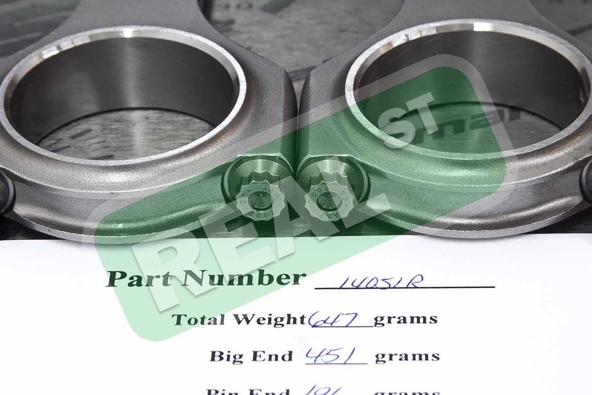 Chevy Small Block LS-1 Manley Performance (14051R-8) 6.125in H Beam w/ARP 2000 Connecting Rod Set