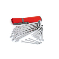 Crescent 12 Point 14 Piece SAE Combination Wrench Set with Tool Roll - CCWS4