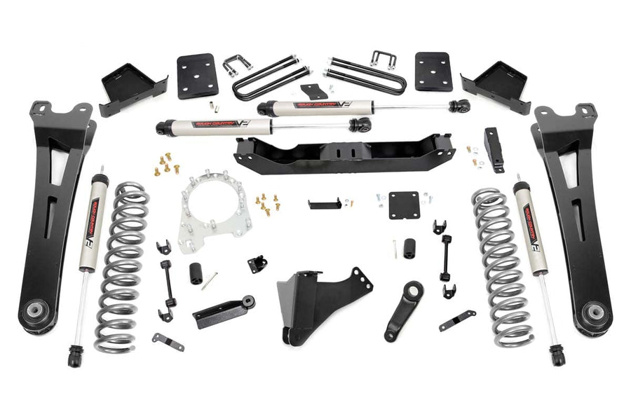 6" Rough Country V2 Radius Arm Lift Kit for 17-22 Ford Super Duty 4WD - 55670