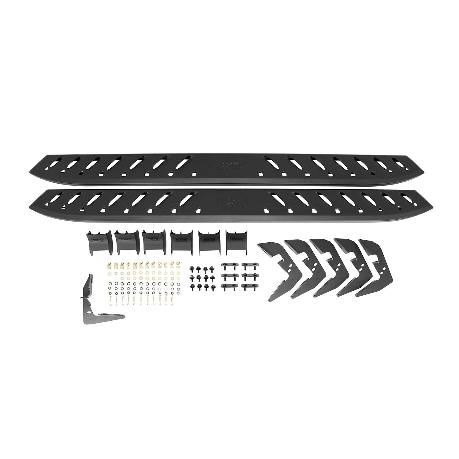 Thrasher Westin 28-81165 Running Boards fits 2016-2024 Titan XD Crew Cab 2017-2024 Titan Textured Black Pair