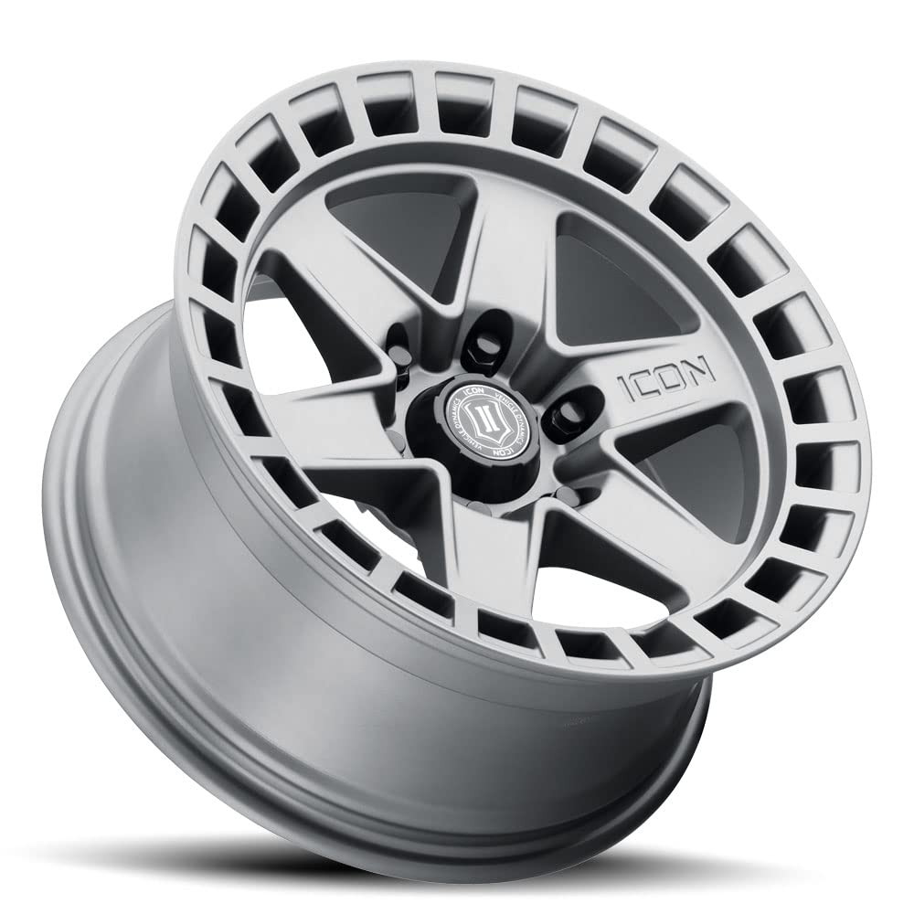 Raider ICON Alloys, Titanium, 17 x 8.5/6 x 135, 6mm Offset, 5" BS, 3417856350TT