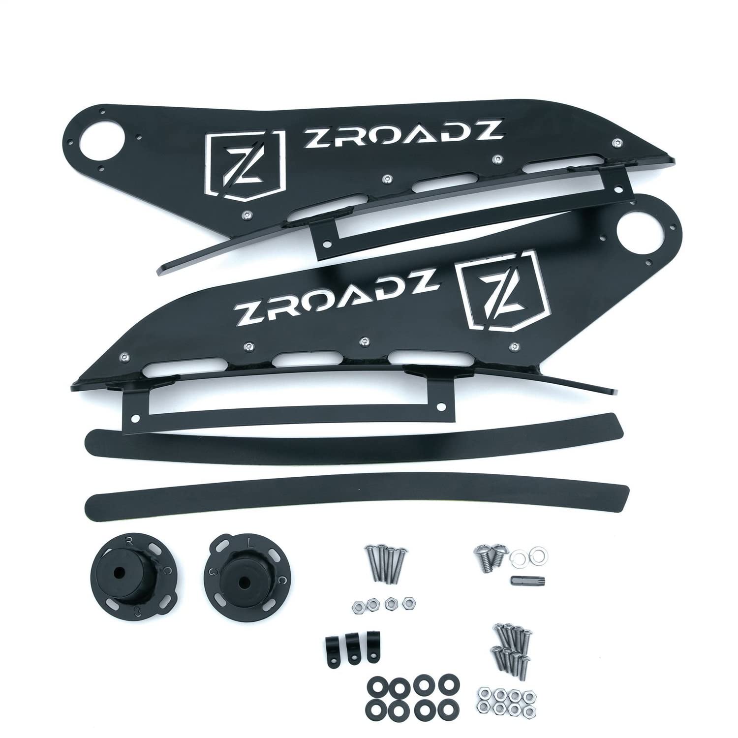 ZROADZ LED Mounting Bracket Front Roof - Compatible w/ 2007-2013 Chevrolet Silverado 1500 - to Mount (1) 50 Inch or Similar Style Straight LED Light Bar (Not Included) - PN #Z332151