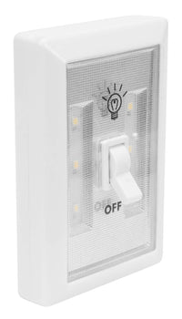 Wall Switch Plate Performance Tool 1522 - LED Light with 6 LEDs for Easy Installation and Battery Changes, Perfect for Hard-to-Wire Areas