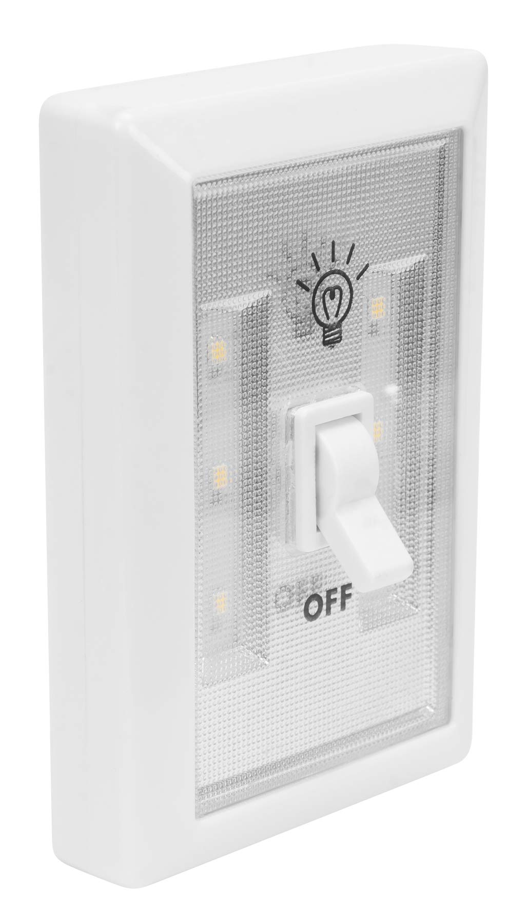 Wall Switch Plate Performance Tool 1522 - LED Light with 6 LEDs for Easy Installation and Battery Changes, Perfect for Hard-to-Wire Areas