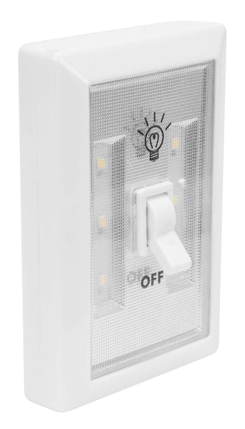 Wall Switch Plate Performance Tool 1522 - LED Light with 6 LEDs for Easy Installation and Battery Changes, Perfect for Hard-to-Wire Areas