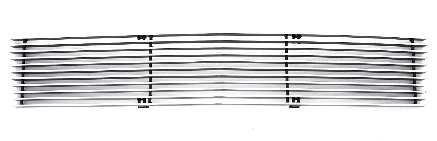 Horizontal T-Rex 25110 Aluminum Polished Finish Billet Bumper Grille Bolt-on for Chevrolet Silverado