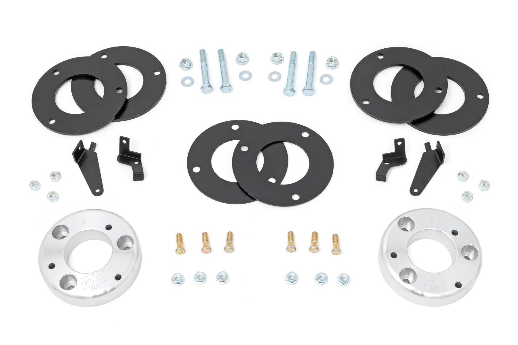 2" Lift Kit Rough Country with Aluminum Strut Spacers for Ford Expedition 4WD (2018–2024) w/CCD System