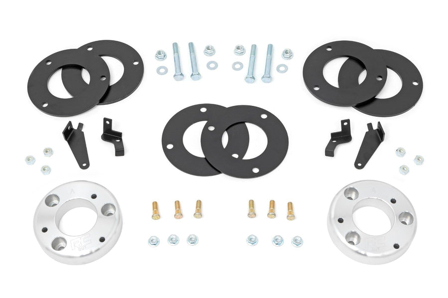 2" Lift Kit Rough Country with Aluminum Strut Spacers for Ford Expedition 4WD (2018–2024) w/CCD System