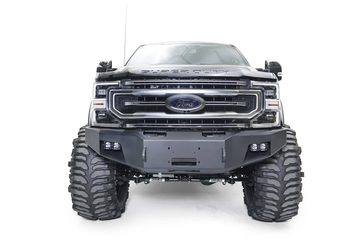 Fab Fours Full Width FS17-A4161-B Premium Raw Front Winch HD Bumper
