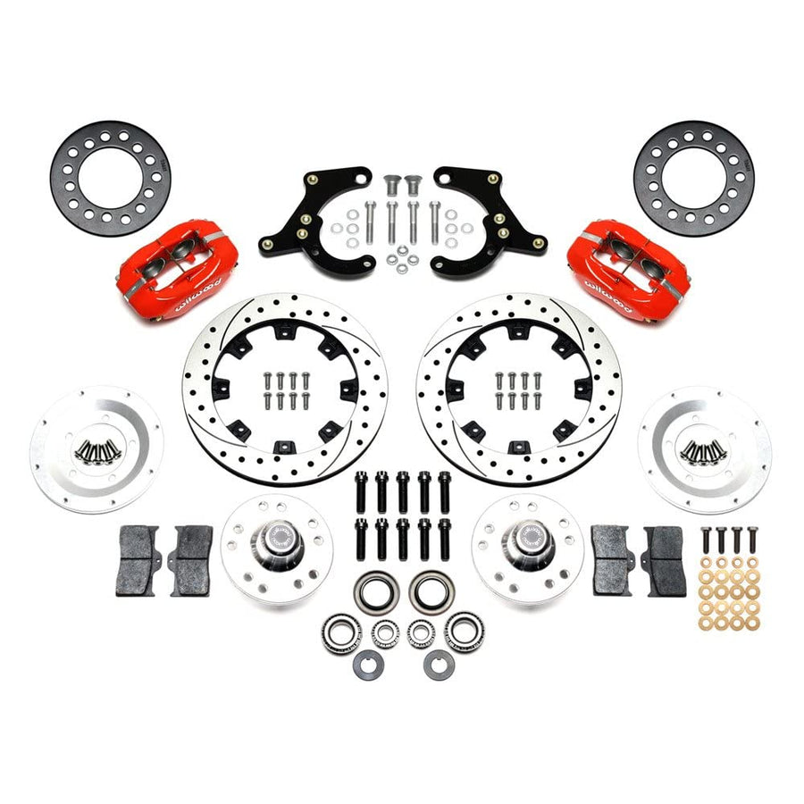 Red FDLI Front Kit,11.75", Drilled