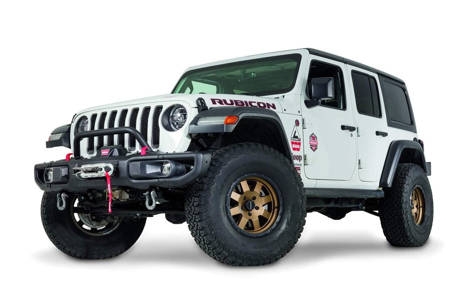 Jeep JL WARN 102355 Rubicon Front Bumper Grille Guard Tube, Low-Height