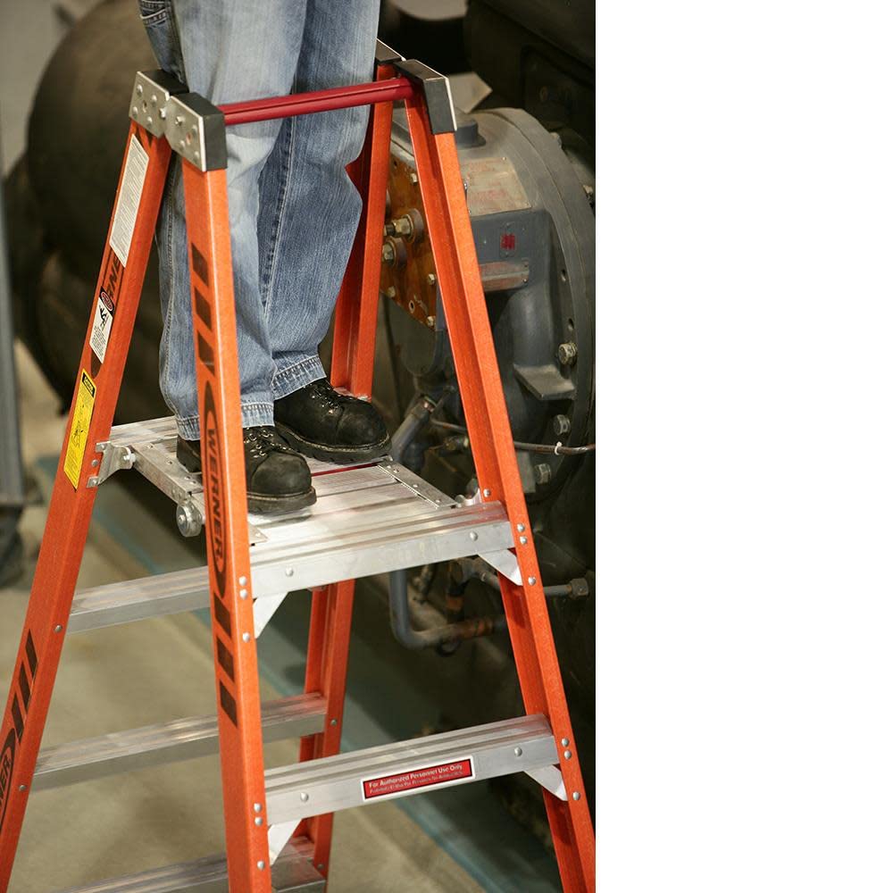 Platform Ladder, Werner (P7412) Fiberglass